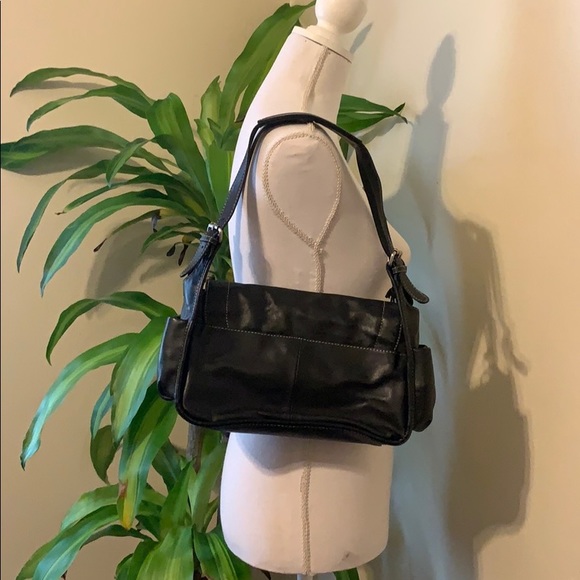 Leather shoulder bag - Picture 4 of 5